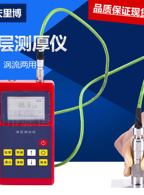 leeb222磁性涡流两用分体涂层测厚仪  高精度油漆镀层厚度测量仪