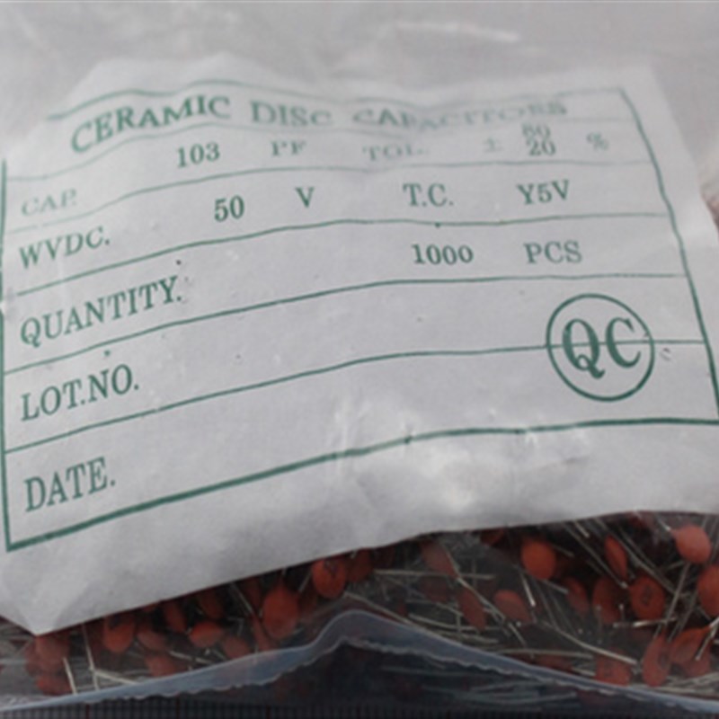 103P 50V 0.01UF 10000P 瓷片电容 磁片电容 瓷介电容 1000个