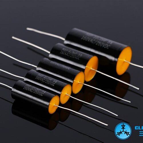 定制分频器 轴向 无极 音频电容160VAC/250V2.2UF2.7/3.3/4