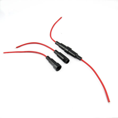 【MT】6*30MM 保险丝座带线 保险管座 保险丝套管 22AWG 10条