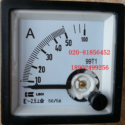 交流电流表99T1-50A 99T1-50/5A 99T1-75/5A 75A SQ48 SD-48