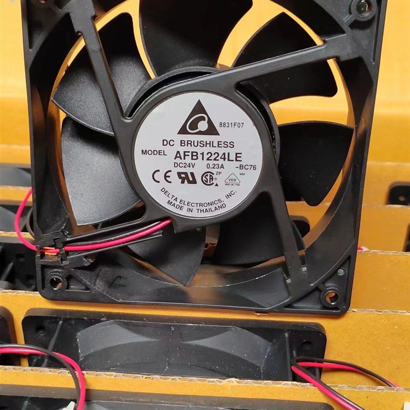 全新原装台达12038 AFB1224LE 24V 0.23A 12CM静音变频器散热风扇