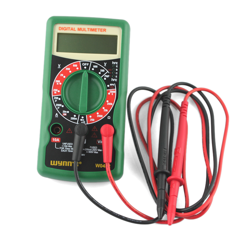 威力狮工具 多功能数显万用表 数字万用表 全保护 附1电池