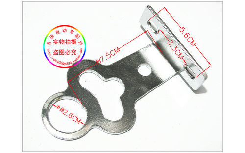 简易款电动车车篮支架 车筐支架 龙头支架 加厚加长  灯叉