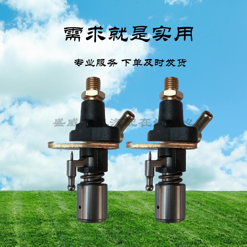 单缸风冷柴油机油泵 柱塞总成 170 186FA 188F微耕喷油泵配件大全