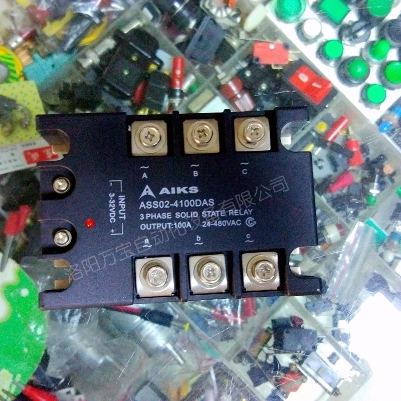 原装AIKS爱克斯固态继电器ASS02-4100DAS/4100DA直流控制交流