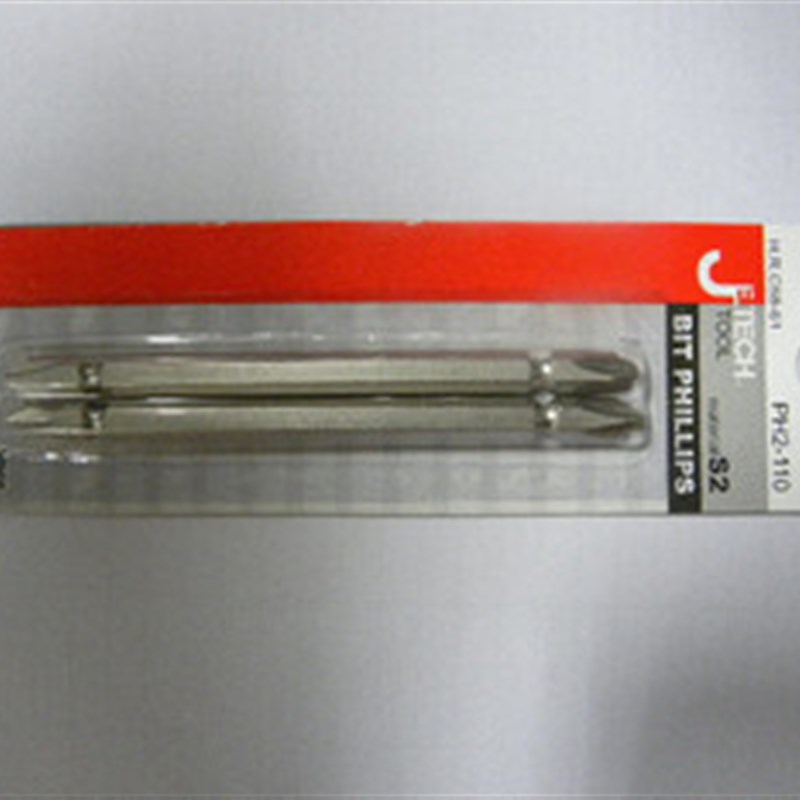 正宗JETECH捷科双头旋具头双十字批头捷科风批头PH2-110mm 030324