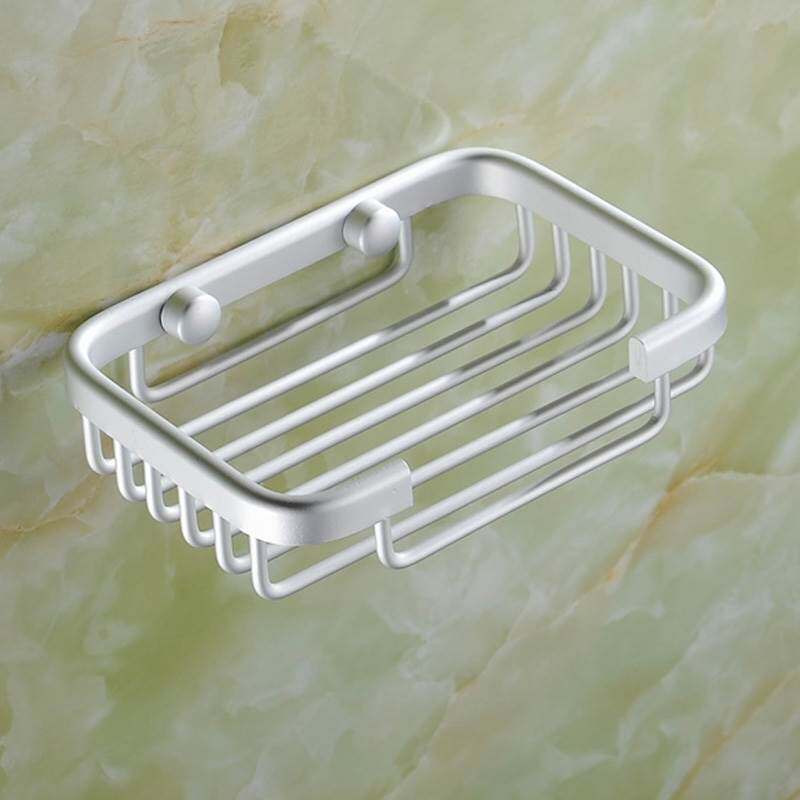 不生锈沥水肥皂盒香皂架放香皂的网架子置物架壁挂式打孔沥水架