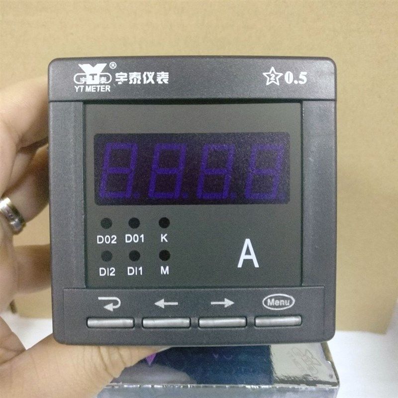 宇泰仪表 72款智能单相LED电流表 交流YT194I-AV1 直流YT195I-AV1