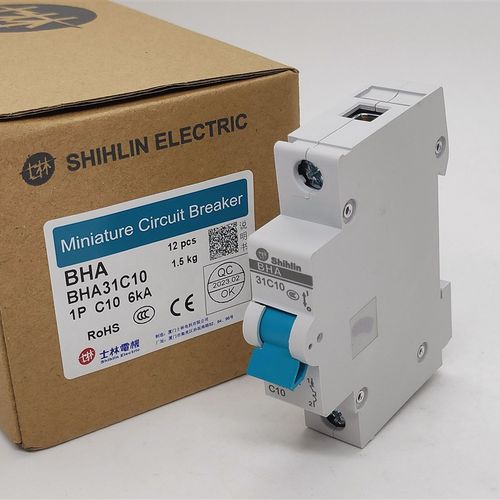 原装Shihlin士林小型C型断路器BHA31 1P空气开关6KA C10C25C32C63