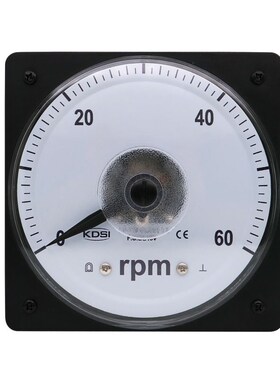 KDSI指针式转数表LS-110DC10V 60rpm配电柜用表  广角船用表