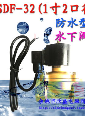 1寸2水下电磁阀 DN32 XSDF-320-32 喷泉专用 潜水电磁阀 快速开闭