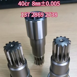 连接轴 定制输入轴 联轴器 转接轴 来图来料加工插槽加工 齿轮轴