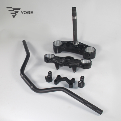 无极机车LX500-F LX500AC原装手把管方向柱上连接板卡子卡座