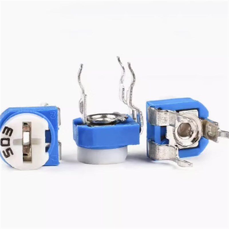 卧立式RM065/063蓝白可调电阻 100R 1K2K5K10K20K50K100K电位器