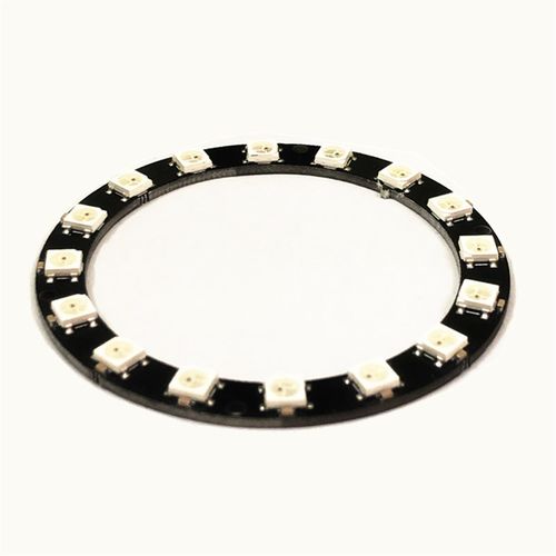 16位 WS2812 5050 RGB LED 内置全彩驱动彩灯 圆形开发板