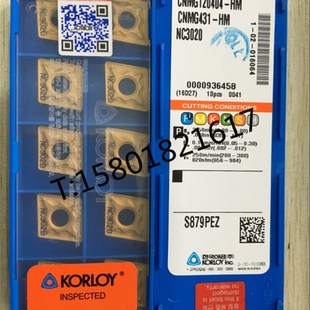 韩国克洛伊车刀片 数控刀片CNMG120404 PC9030 NC3020 正品