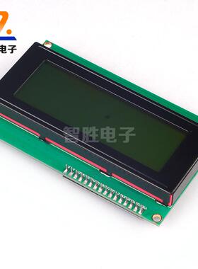 IIC/I2C LCD 2004液晶模块 黄绿屏 提供库文件编辑 兼容Aduino