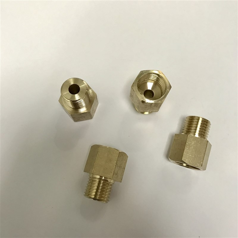 压力表变径铜接头转换压力表接头内螺纹m14x1.5外螺纹RC1/4Z锥度