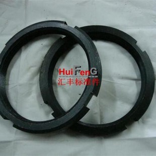 230 4牙粗牙普通开槽圆螺母 220 M280 锁紧并帽M210