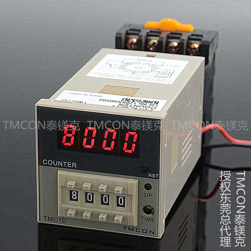 TMCON泰镁克 多功能数显计数器TMC7D 停电记忆 自动复位功能