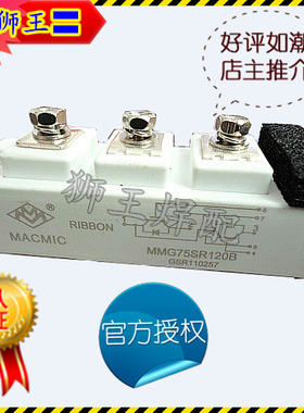 宏微IGBT模块 MMG75D120B6C MMG100SR120B 75A 100A 1200V频率20K