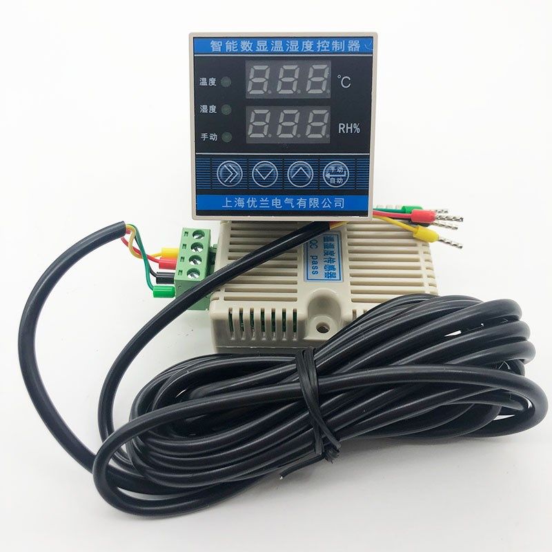 正品优兰TDK0348LA1智能数显温湿度控制器TDK0348LA2温湿度控制器