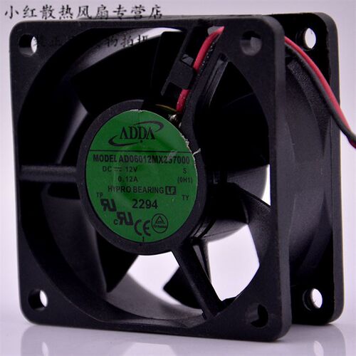 原装 ADDA AD06012MX257000 6025 12V 0.12A 6CM 超静音 散热风扇