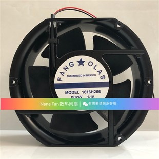MODEL 1616H256 DC24V 原装 17CM OLAS 1.1A 散热风扇 全新FANG