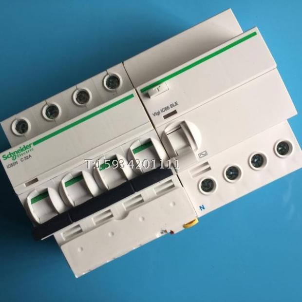 漏电开关IC65N-4P C32A+VIGI IC65N ELE 4P 40A漏电断路器
