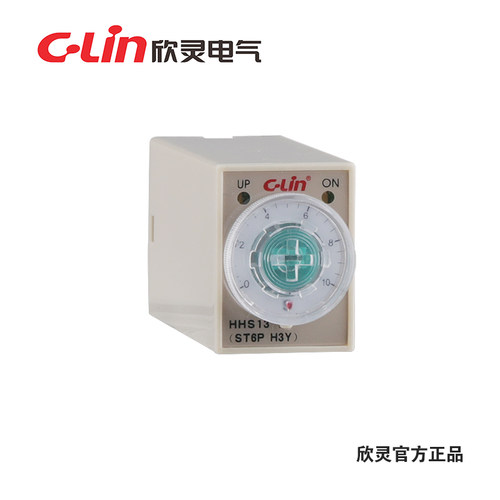 C-Lin欣灵 HHS13超小型电子式时间继电器ST6P-2 H3Y-2 AC220V