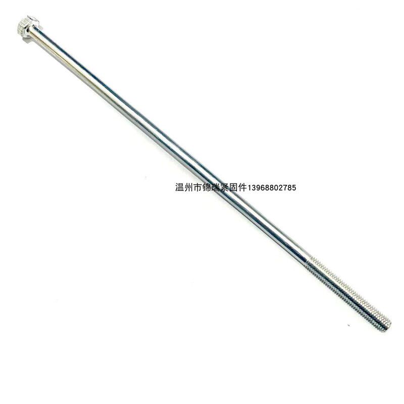 镀锌加长外六角螺栓超特长螺丝杆M8X105X115X185X205X245X255X295