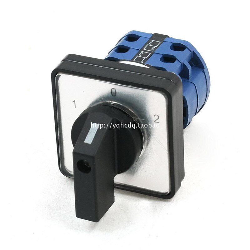 万能转换开关LW39-16D111/2  2节3档选择开关660V 16A 档位开关