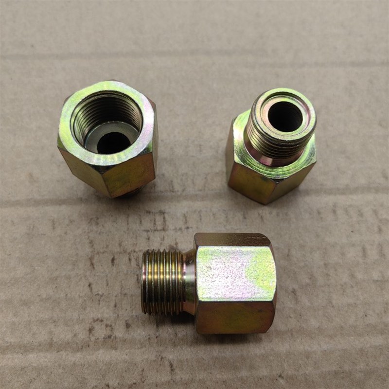 外丝M18*1.5A-转内丝M18*1.5液压铁接头外表镀锌内外丝1818