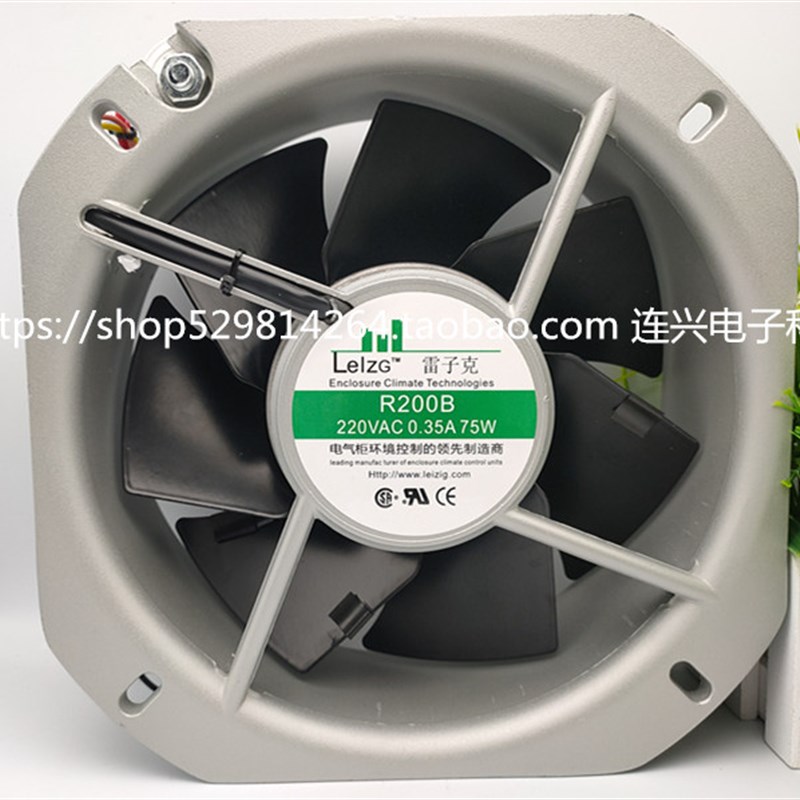 全新R200B 225*225*80MM AC220V 50HZ 0.35A 雷子克轴流风机22580