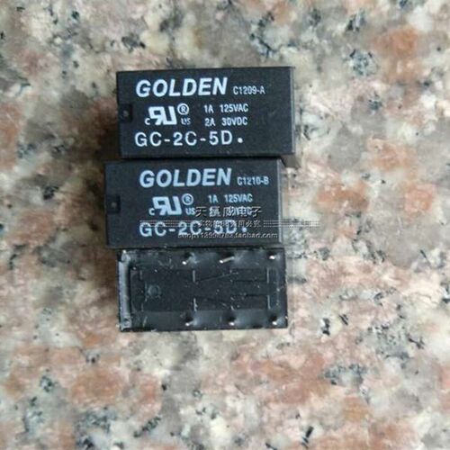 散新高登GOLDEN继电器GC-2C-5D 5V 8脚代替G5V-2-5VDC RY5W-K