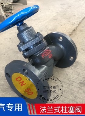 U41S-16法兰柱塞阀蒸汽高温铸铁截止阀管道阀门DN25 32 40 506580