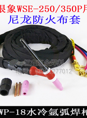 银象WSE-250/350P水冷焊枪WP-18氩弧焊把5米 SR18三社接头OK接头