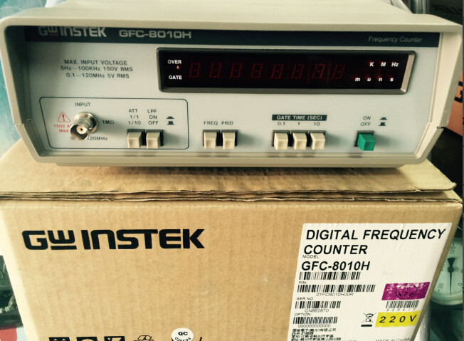 固纬频率计GFC-8010H 数字计频器 频率测试仪1-120MHz学生实验室