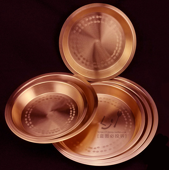 特厚 紫铜盘 盘子 紫铜鸡盆 纯铜盘 平铜盘 红铜盘 铜盘 厚1mm,机械设备,矿山专用设备,淘宝优惠券,粉丝福利购,淘宝优惠卷