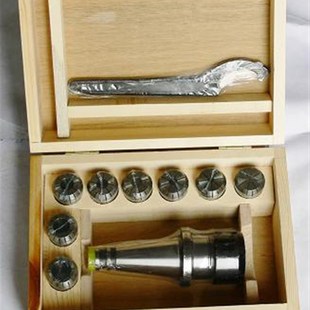 铣夹头 10PCS NT40 后拉螺纹M16 SET ER32 套装