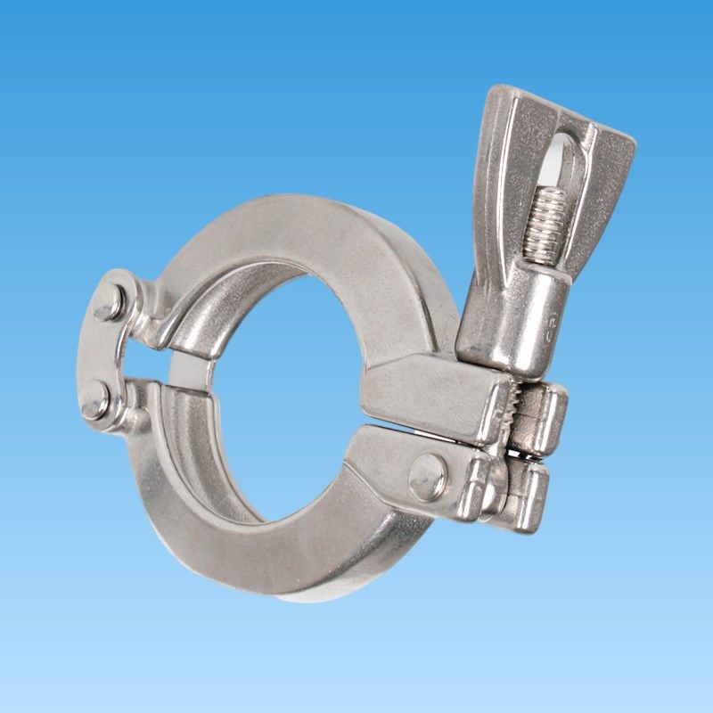 304不锈钢精品快装卡箍加厚重型法兰盘抱箍快接卡扣双销管箍卡夹