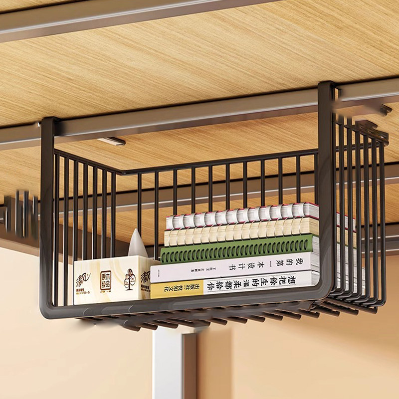 厨房置物架宿舍收纳神器柜子内分层悬挂挂篮橱柜吊柜下挂架收纳架