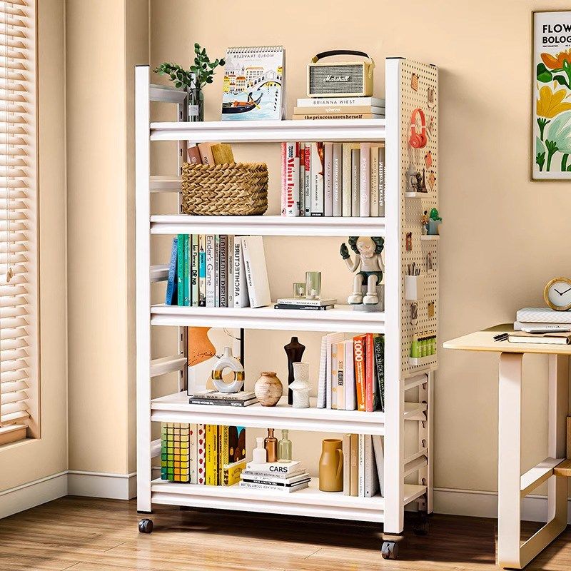 家用书架带轮移动置物架儿童防尘书柜多层落地收纳架客厅储物架子,农用物资,苗木固定器/支撑器,淘宝优惠券,粉丝福利购,淘宝优惠卷