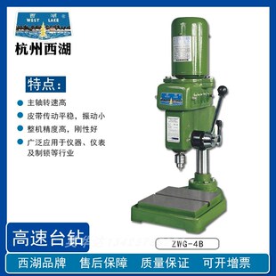 Z403 钻孔机ZWG4B ZWG4A高精度钻床 三相台式 西湖高速台钻380W