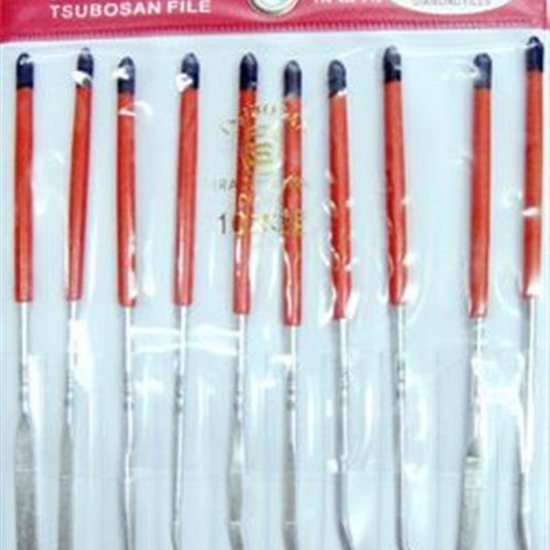 壶三金刚石锉刀 3x140钻石特种异型什锦锉10支组