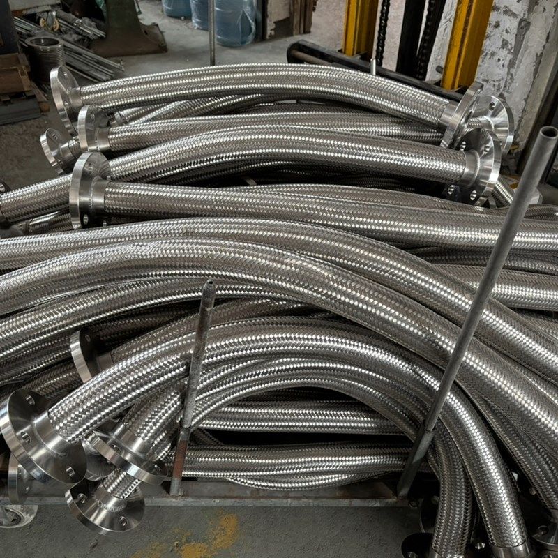 不锈钢波纹管法兰式金属软管