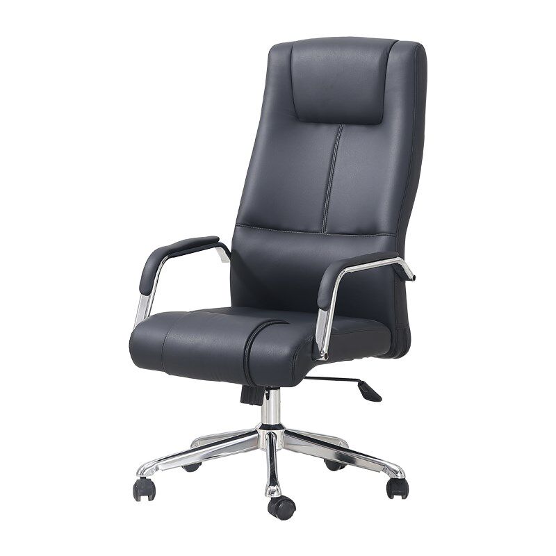 苏美特办公舒适久坐高靠背老板经理总裁会议专用办公西皮转椅-6H