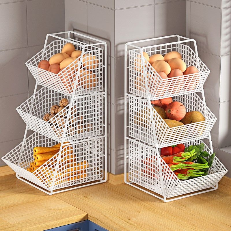 果蔬收纳筐厨房台面蔬菜水果置物架桌面上储菜篮子灶台菜架子多层,农机/农具/农膜,排灌设备,淘宝优惠券,粉丝福利购,淘宝优惠卷