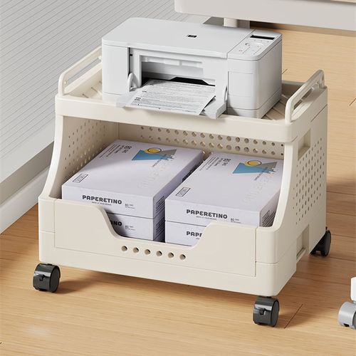 打印机架,书桌,储物架,桌边放置柜,落地可移动的书架,带轮子的手